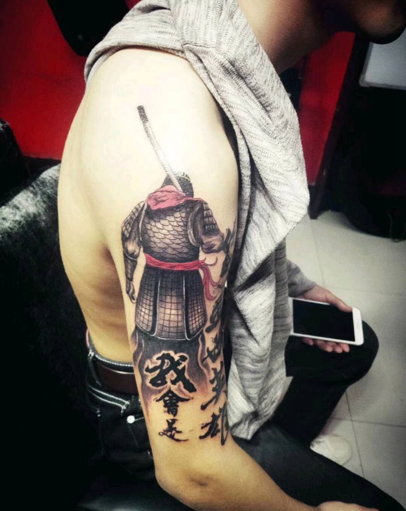 至尊宝纹身图片_手臂新传统纹身图案