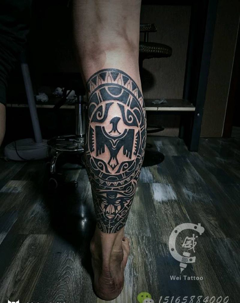 玛雅图腾纹身图片