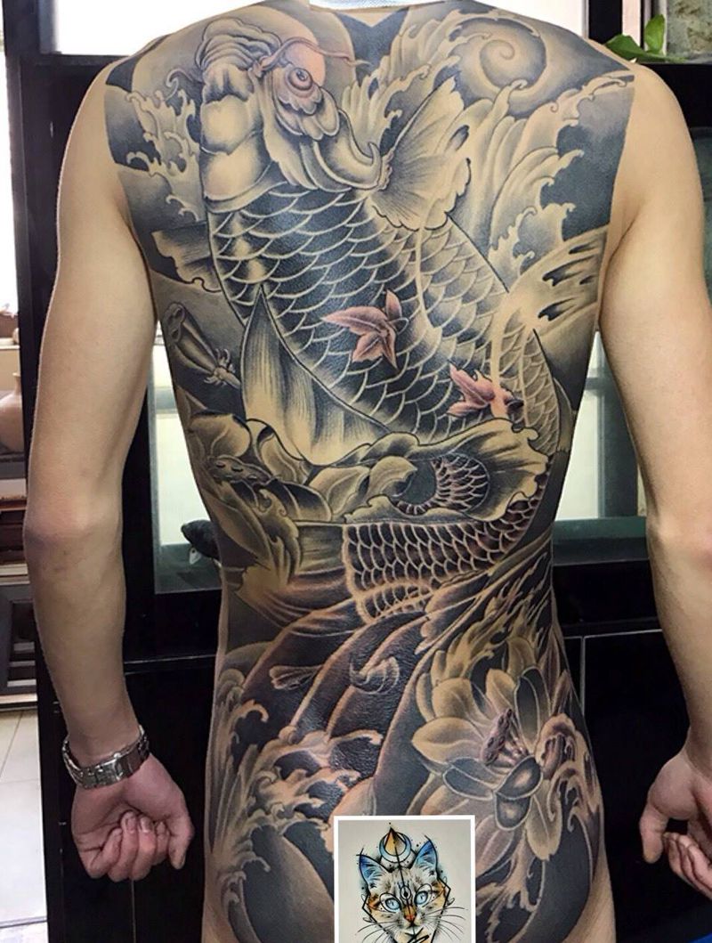 蛮背，纹身图片