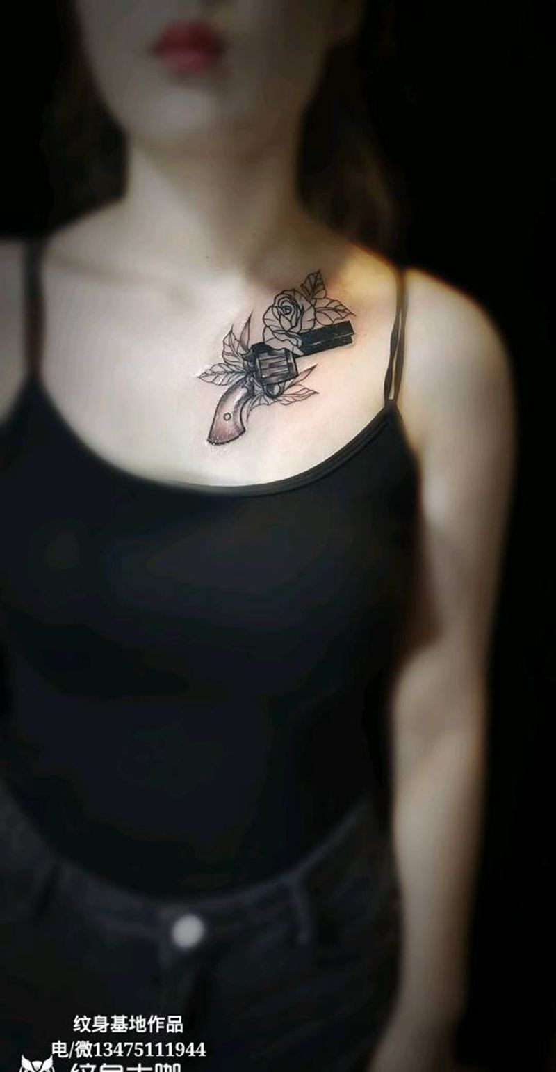 分手式遮盖纹身图片