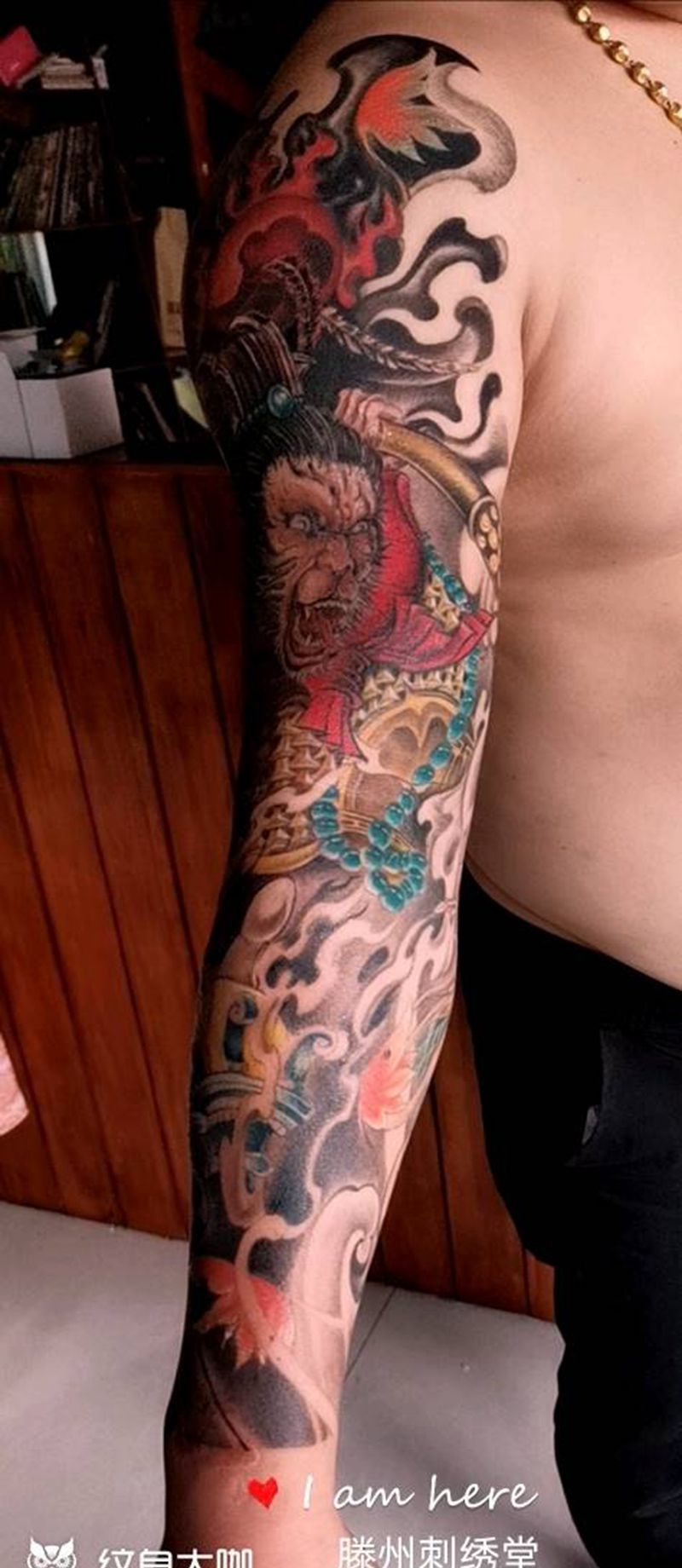 斗战胜佛是佛教里面著名的“三十纹身图片_手臂新传统纹身图案