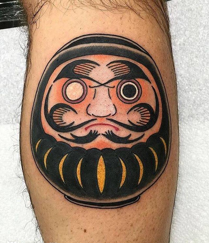 达摩蛋纹身图片