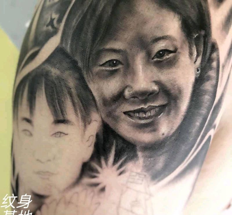 半成品，待完成纹身图片_欧美写实纹身图案