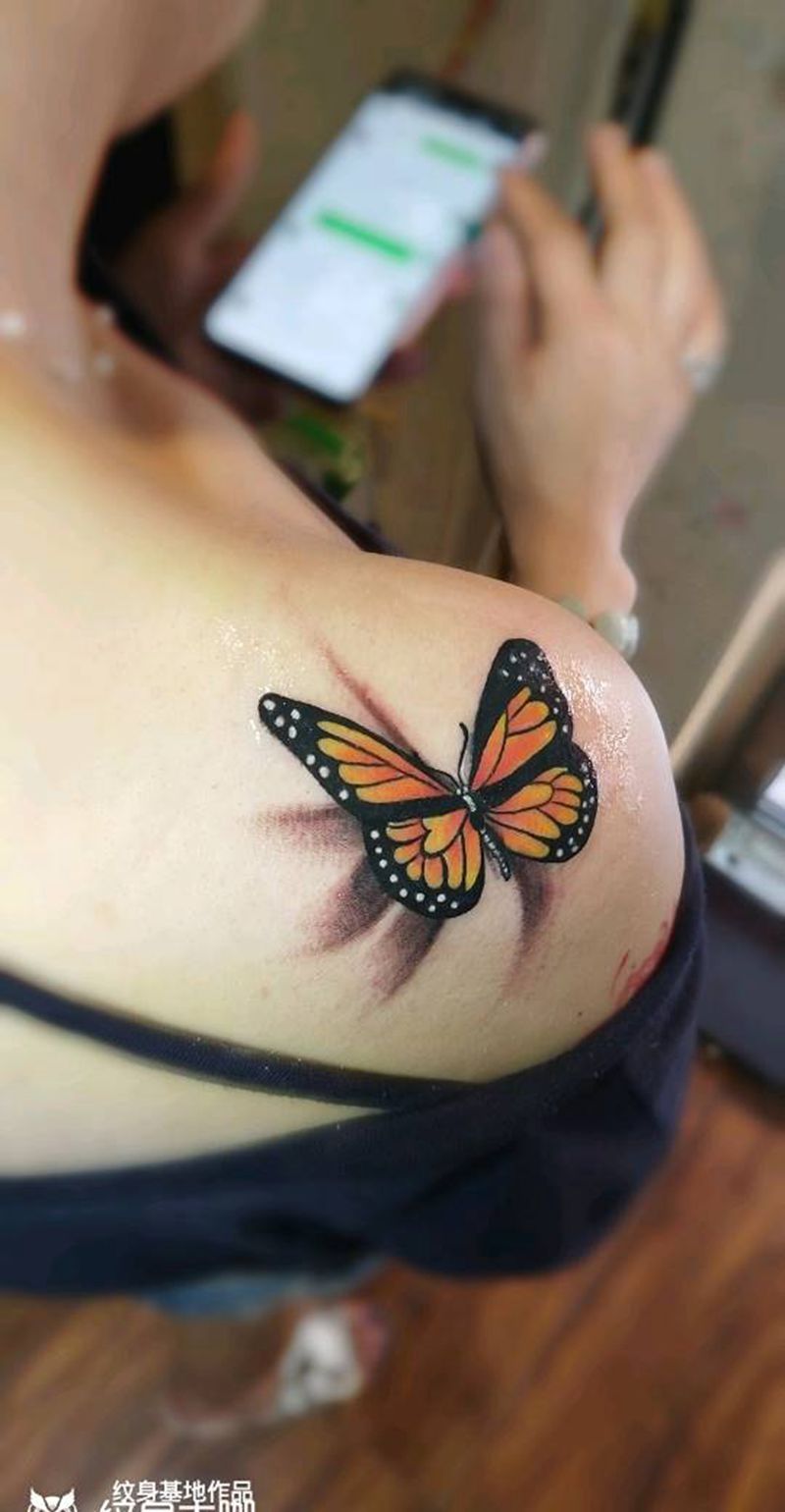 蝴蝶纹身图片