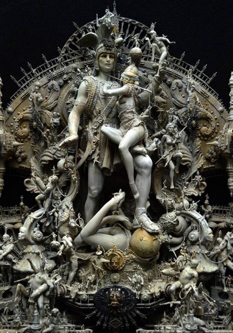 微雕欣赏纹身图片_欧美纹身图案