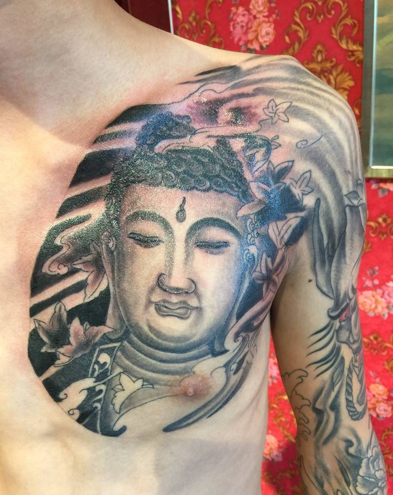 佛纹身图片