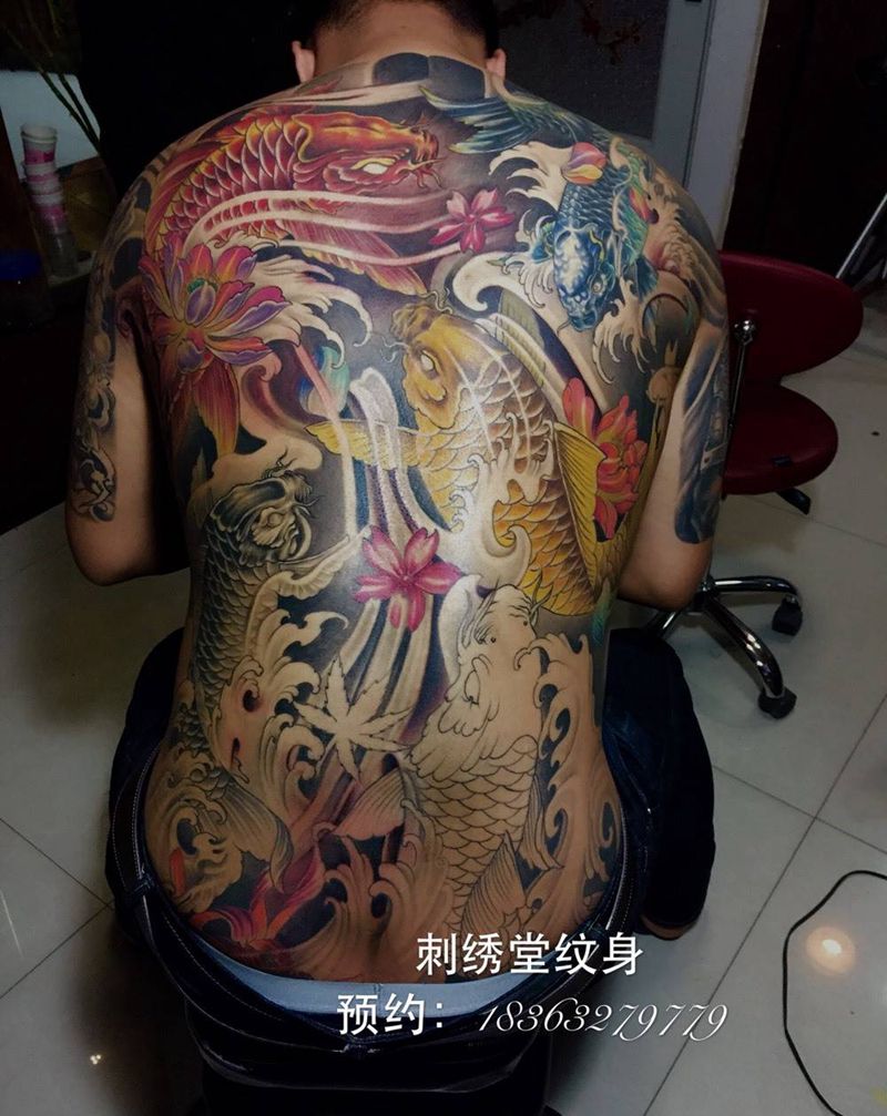鲤鱼世家纹身图片