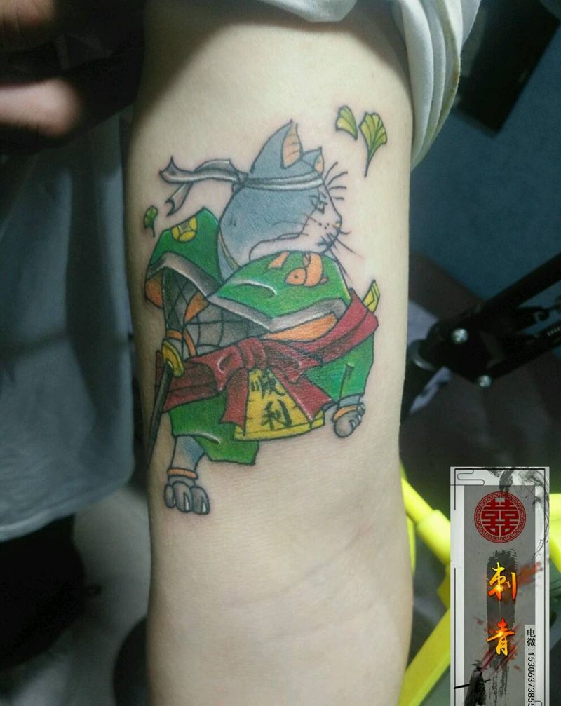 遮盖纹身图片_手臂腿部Old SchoolNew School纹身图案