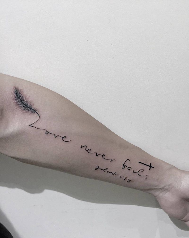 愿爱无忧纹身图片