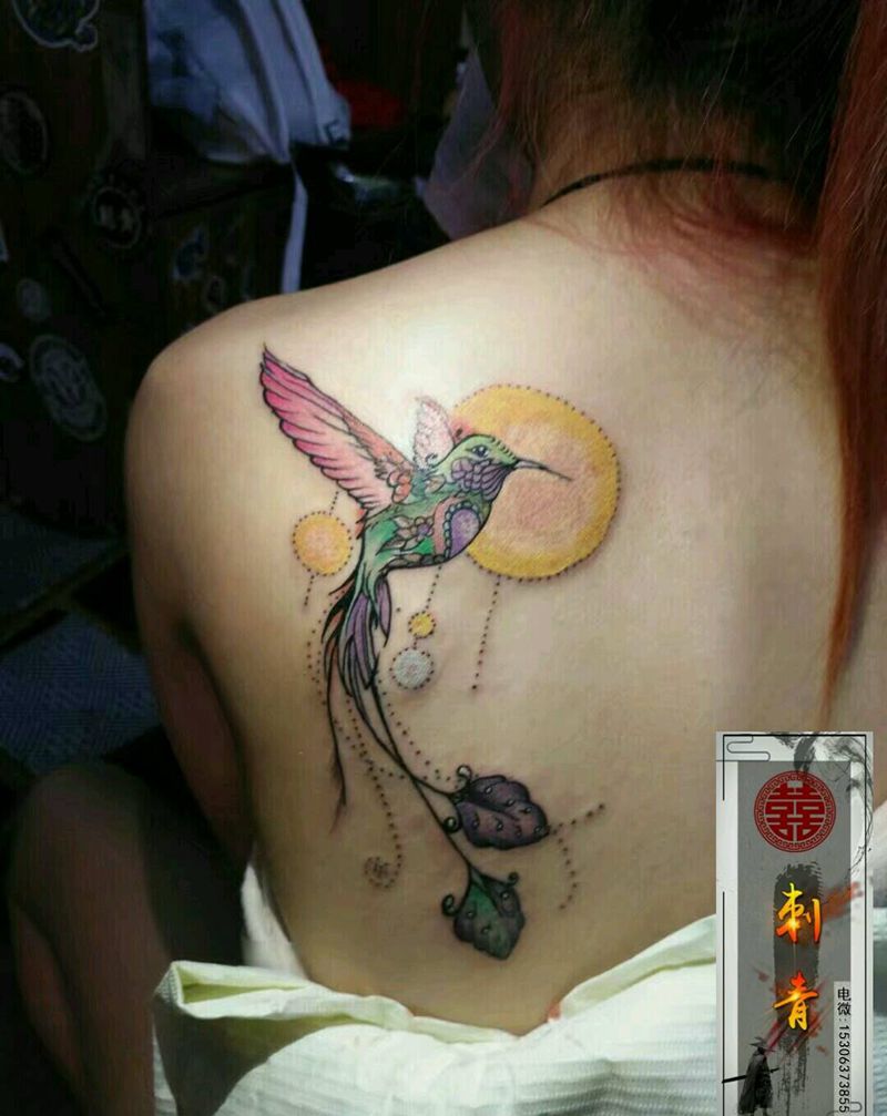 鸟纹身图片_鸟纹身图案