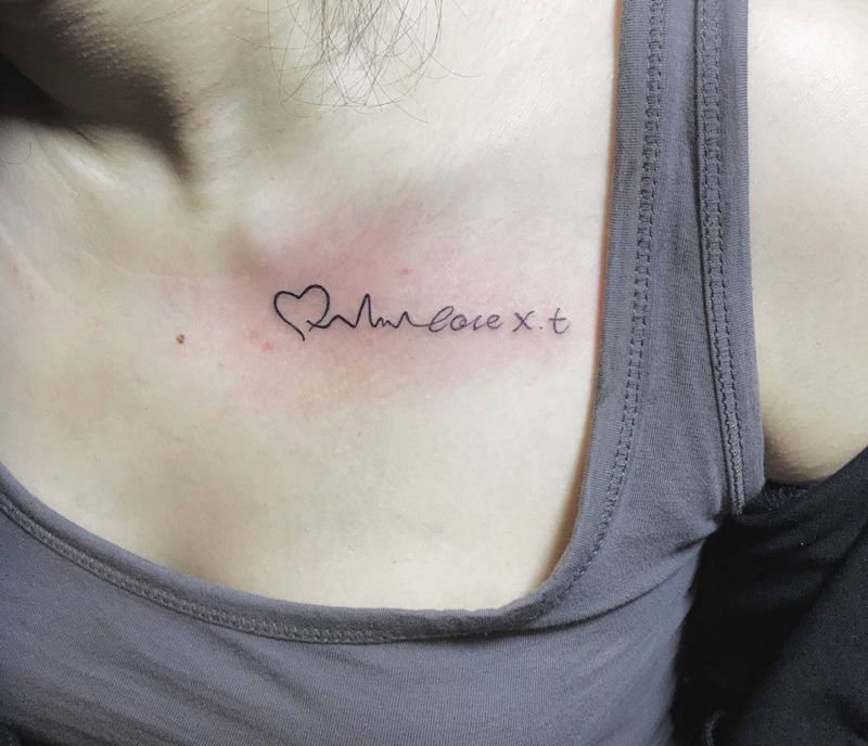 驻店纹身师近期的一组文字作品纹身图片_成品肩部手臂胸部腰部颈部字符欧美文字原创纹身图案