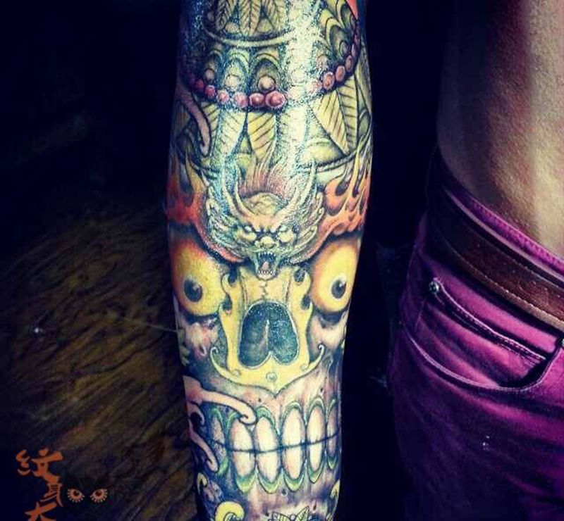 古巴啦纹身图片