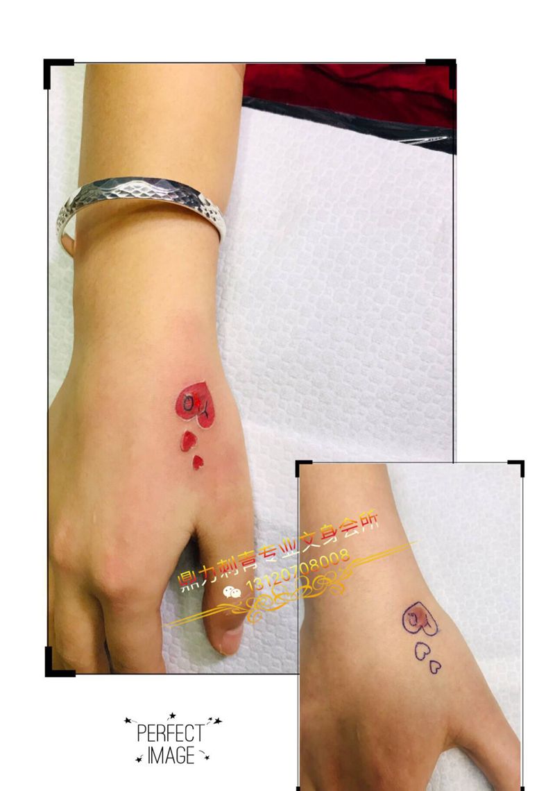 DL TATTOO ~手部遮盖纹身图片_手部老传统纹身图案