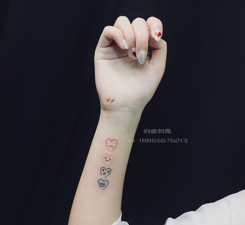 小仙女#专属#纹身图片_手臂泫雅风小清新纹身图案