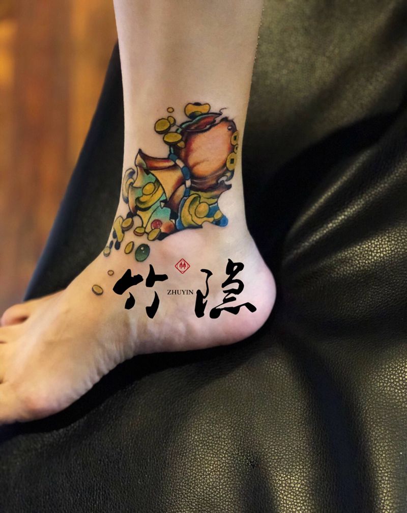 钱袋纹身图片