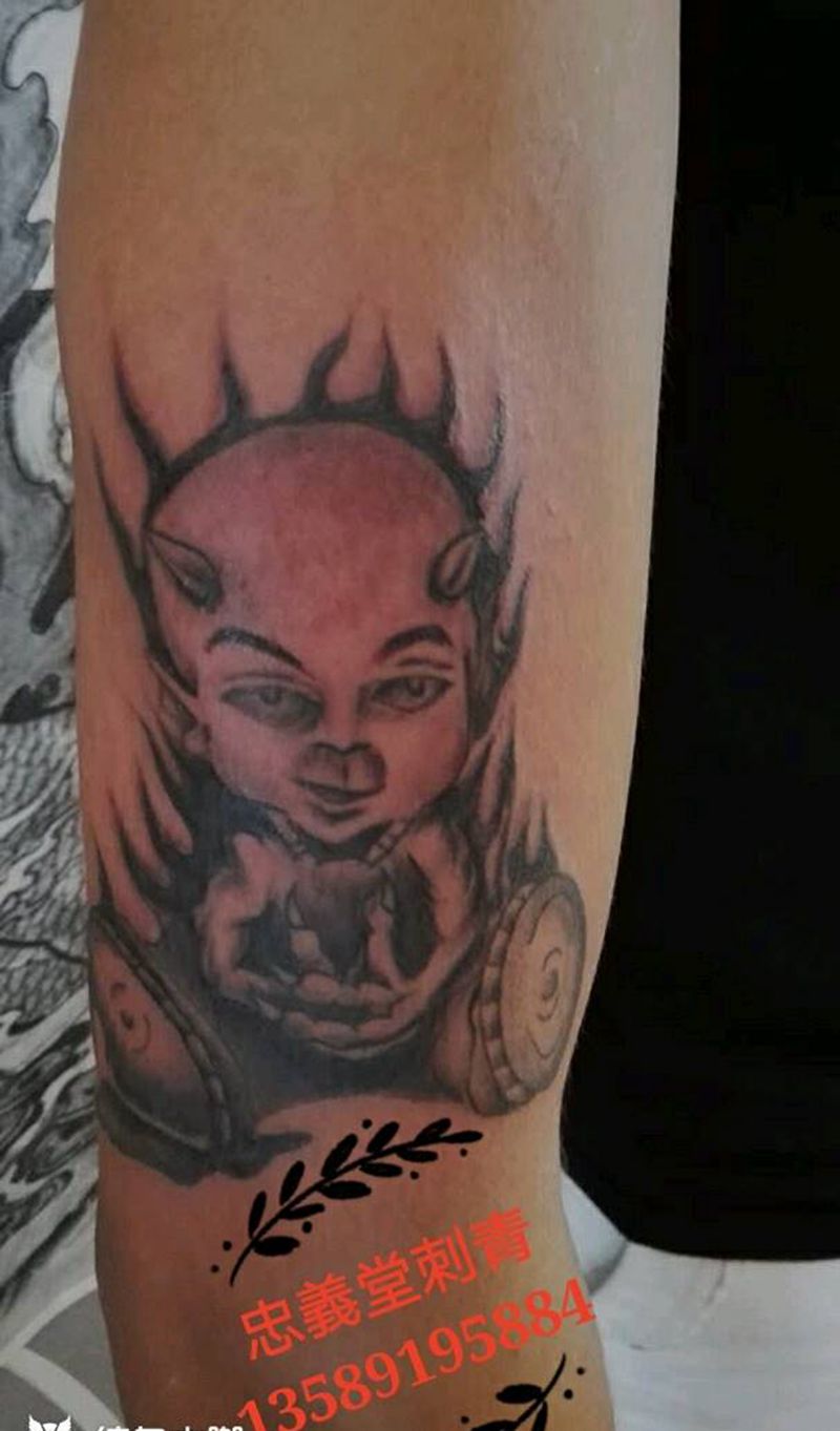 两个小图纹身图片