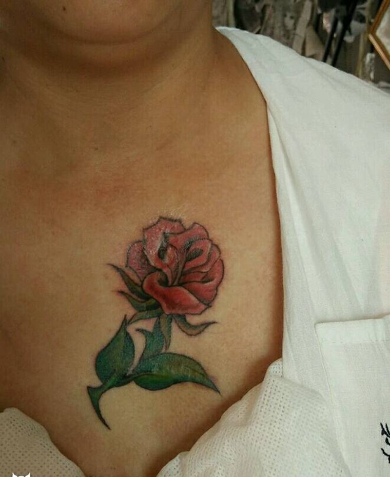 遮盖疤痕纹身图片