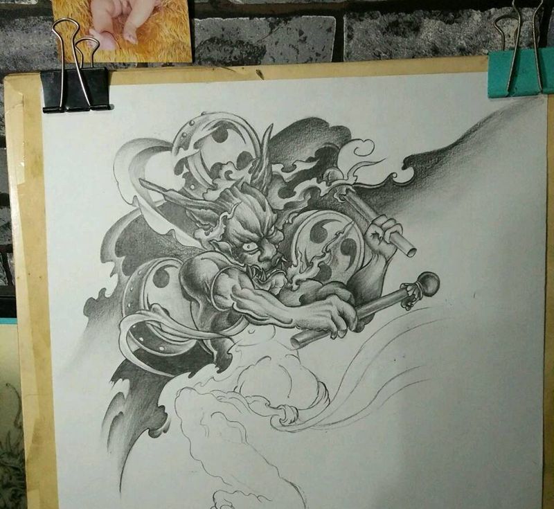 下次画完纹身图片