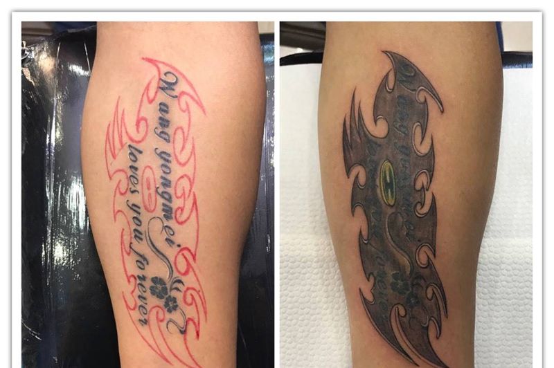 小臂添加纹身图片