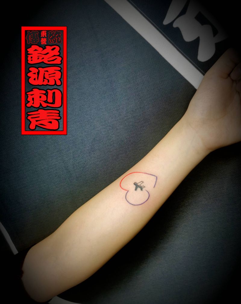 小清新纹身图片_手臂小清新纹身图案