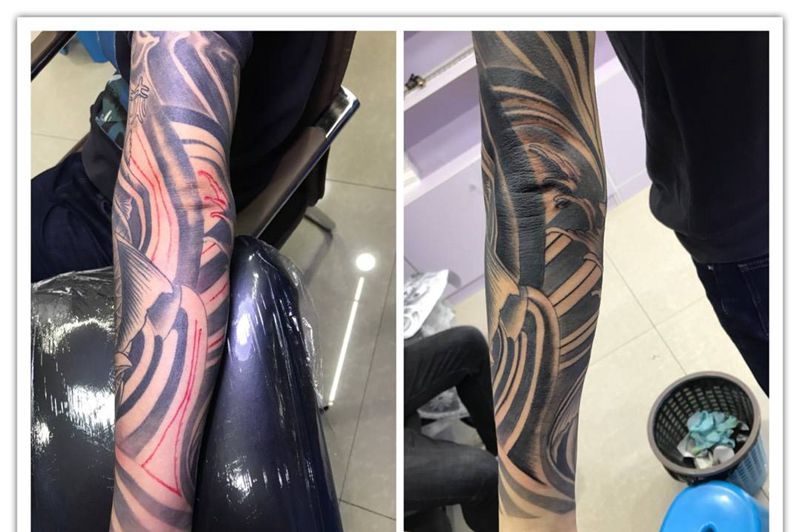 旧图添加纹身图片