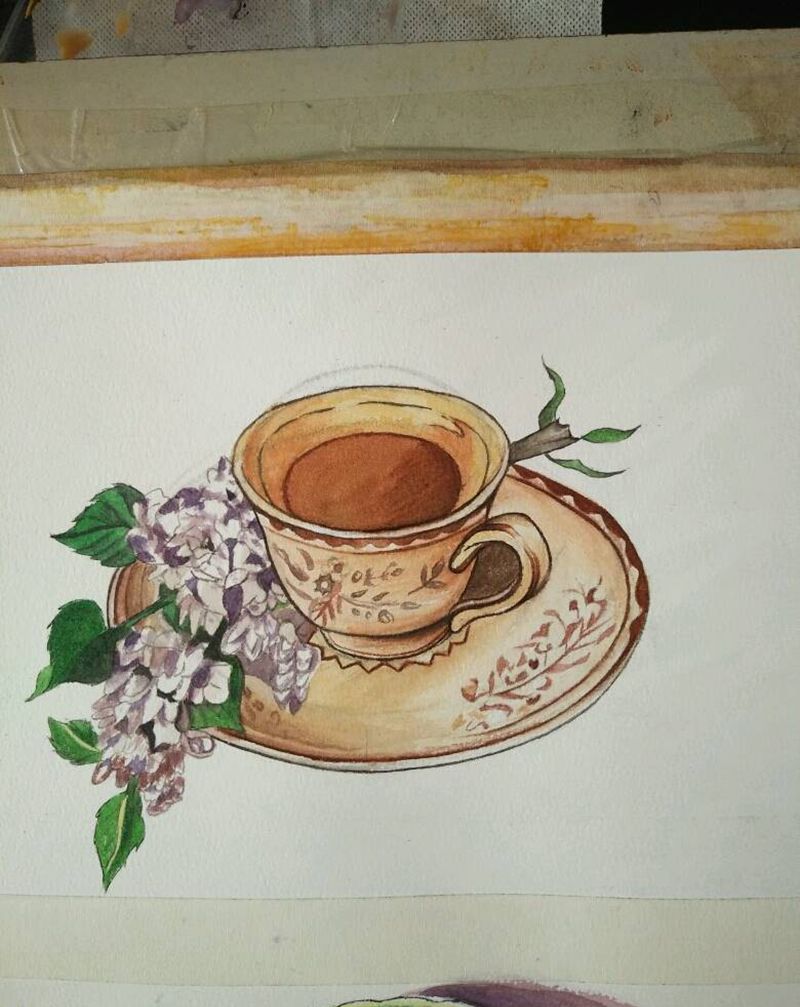 学习水彩纹身图片