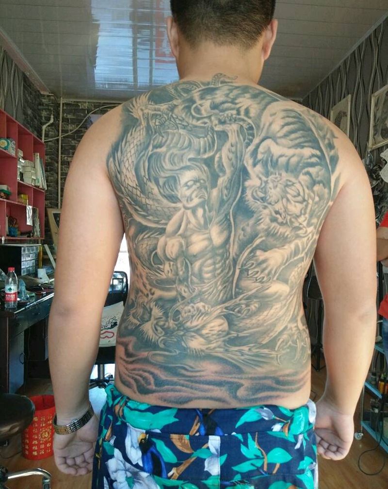 恢复后纹身图片