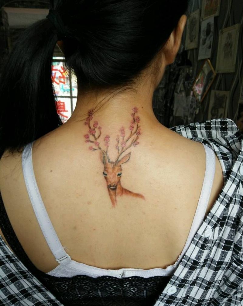 小麋鹿有喜欢的约纹身图片