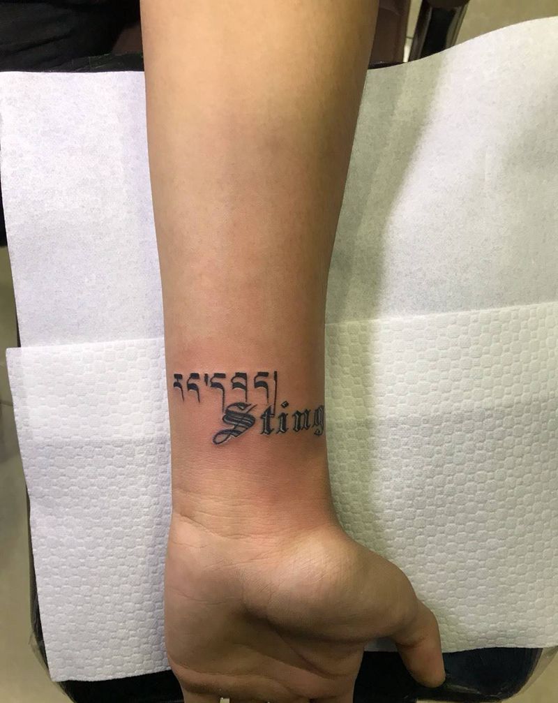 手腕小清新纹身图片