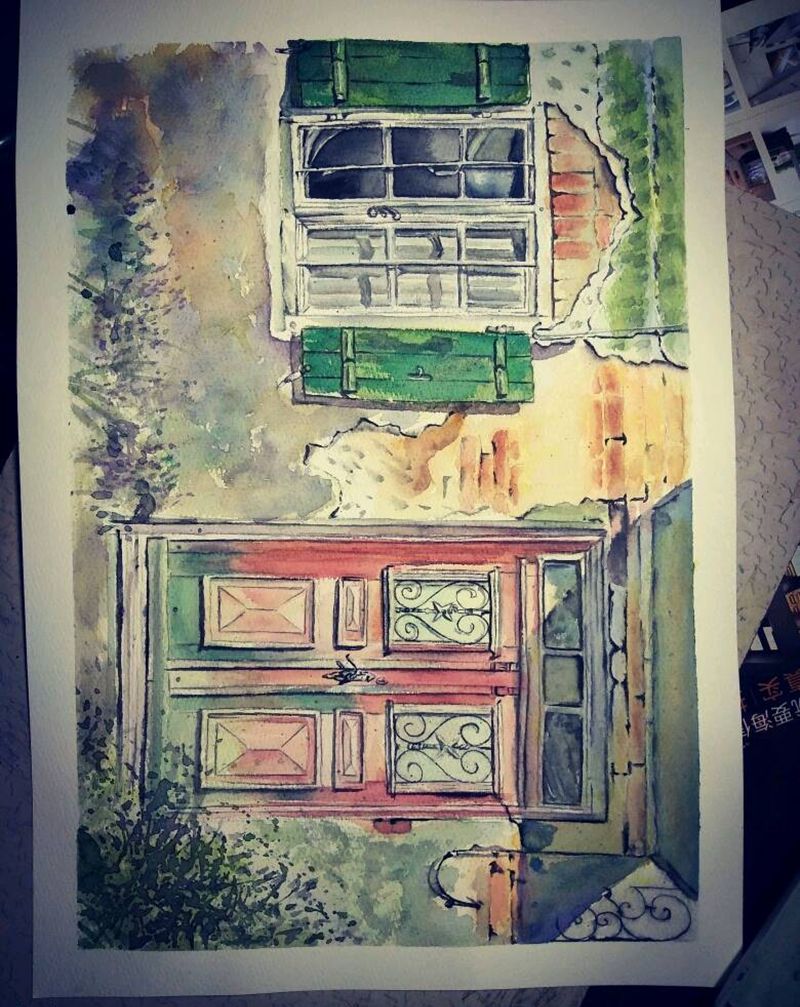 这样的第一次画，给个赞