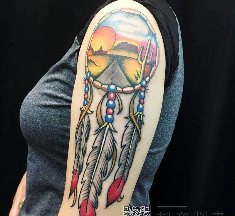 如诗如画纹身图片