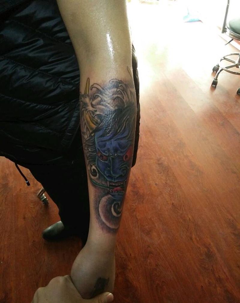 遮盖后班诺纹身图片