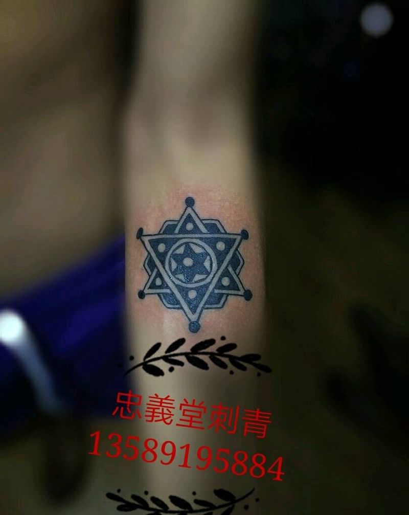 几何体纹身图片