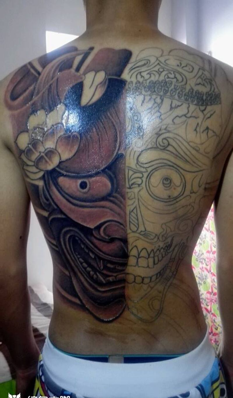 般若&嘎巴拉！未完纹身图片