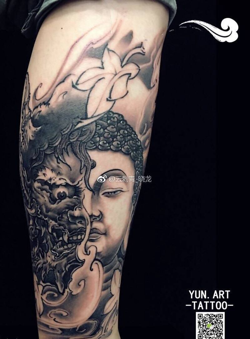 一念之间纹身图片