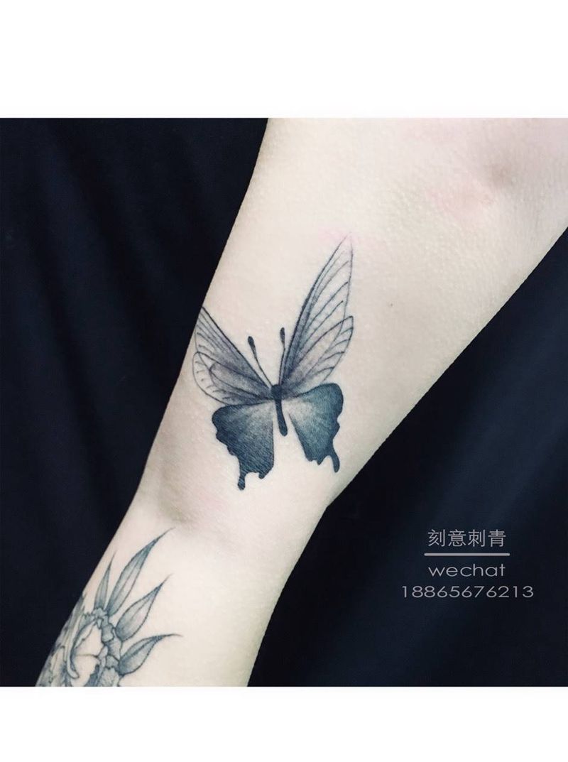蝴蝶纹身图片
