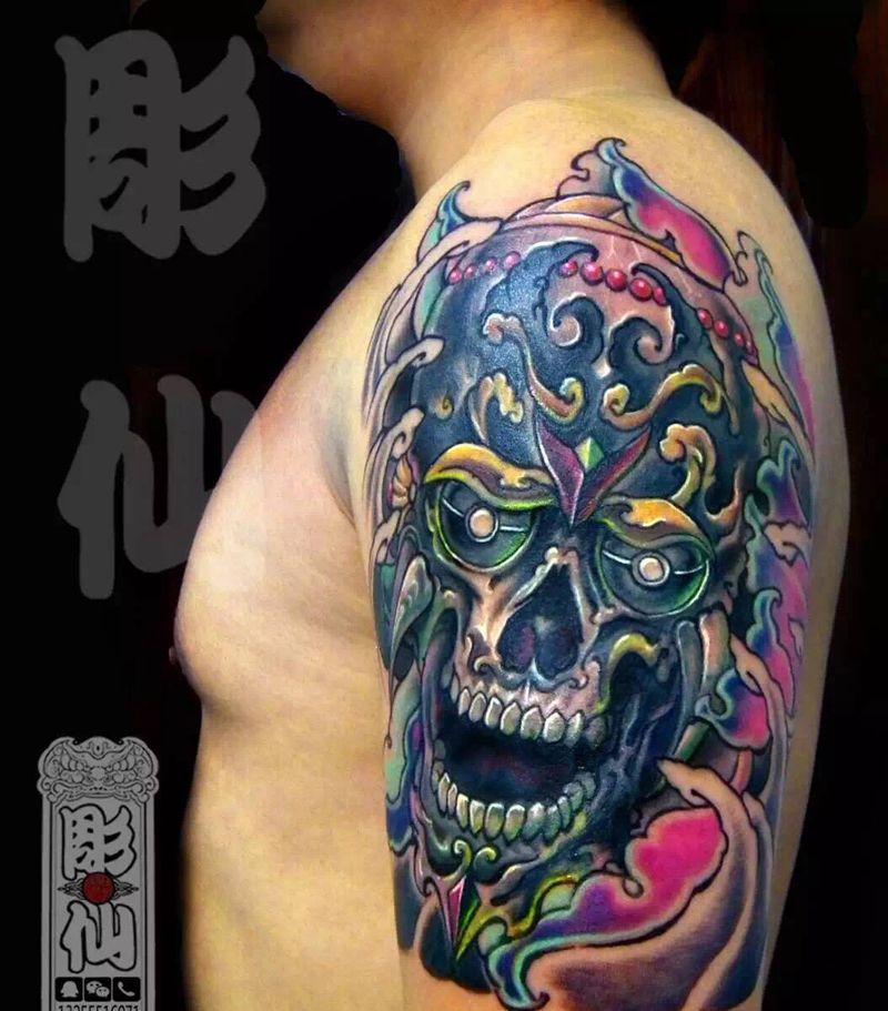 嘎巴拉纹身图片