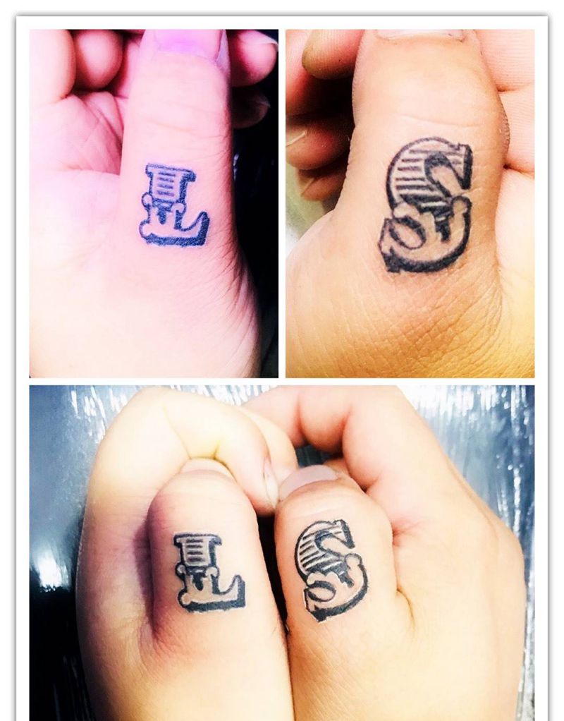 拇指小清新纹身图片