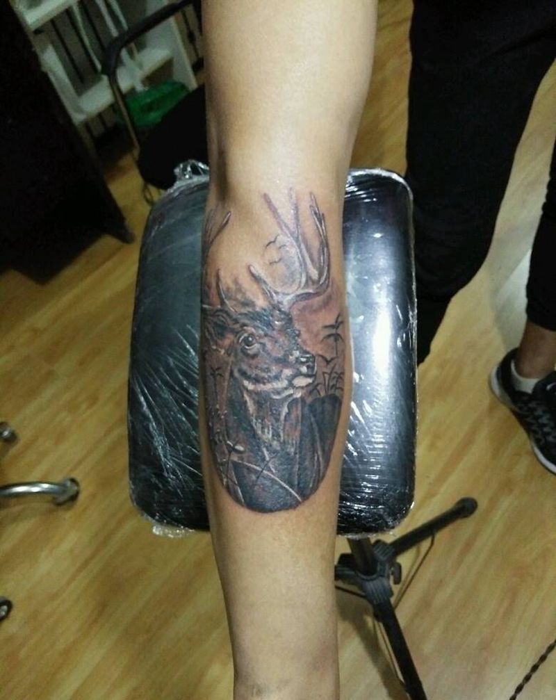 烫伤疤痕遮盖后纹身图片