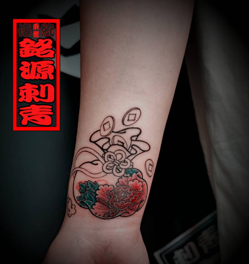 遮盖（未完成）纹身图片_手臂老传统纹身图案