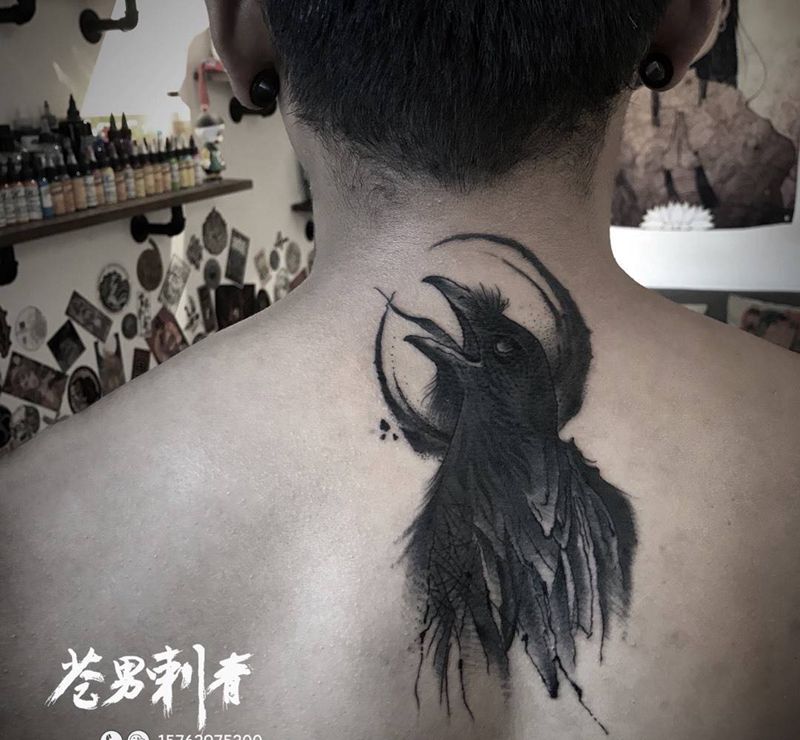 黑纹身图片_成品纹身图案