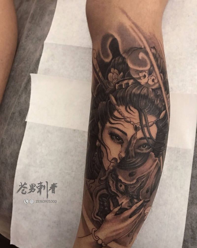 黑腿小伙子的艺妓