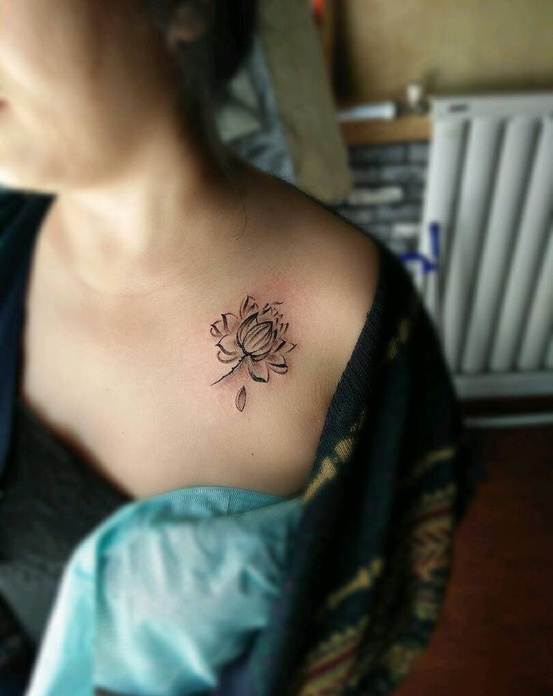 水墨画纹身图片