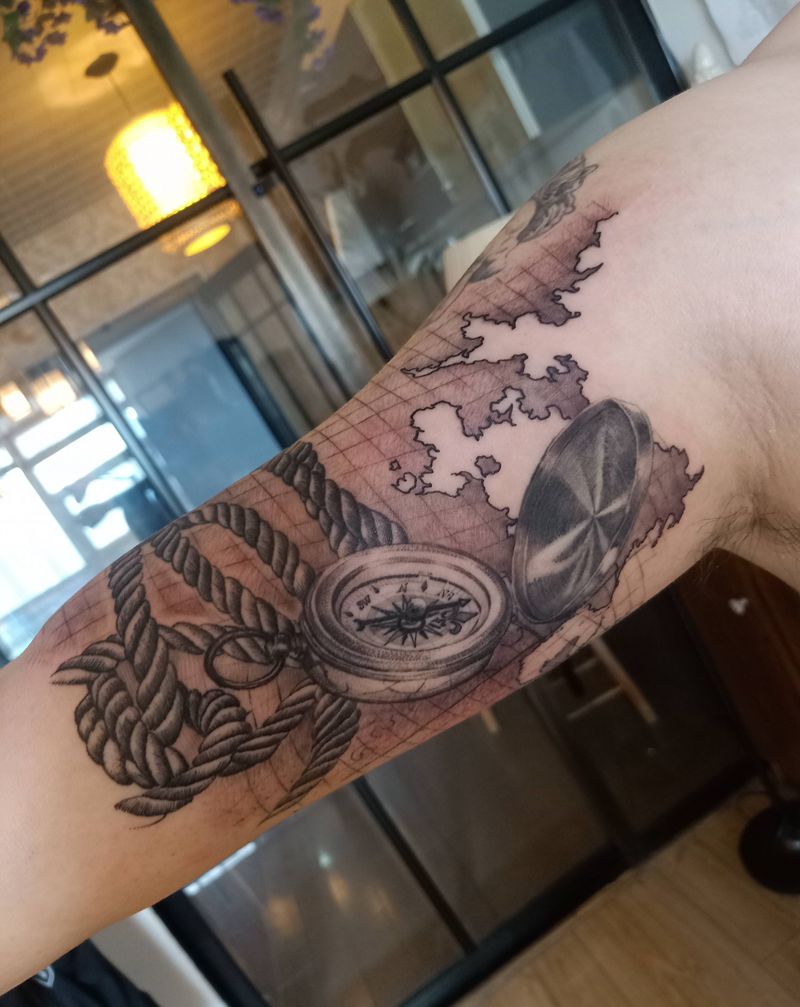 写实纹身图片_手臂纹身图案