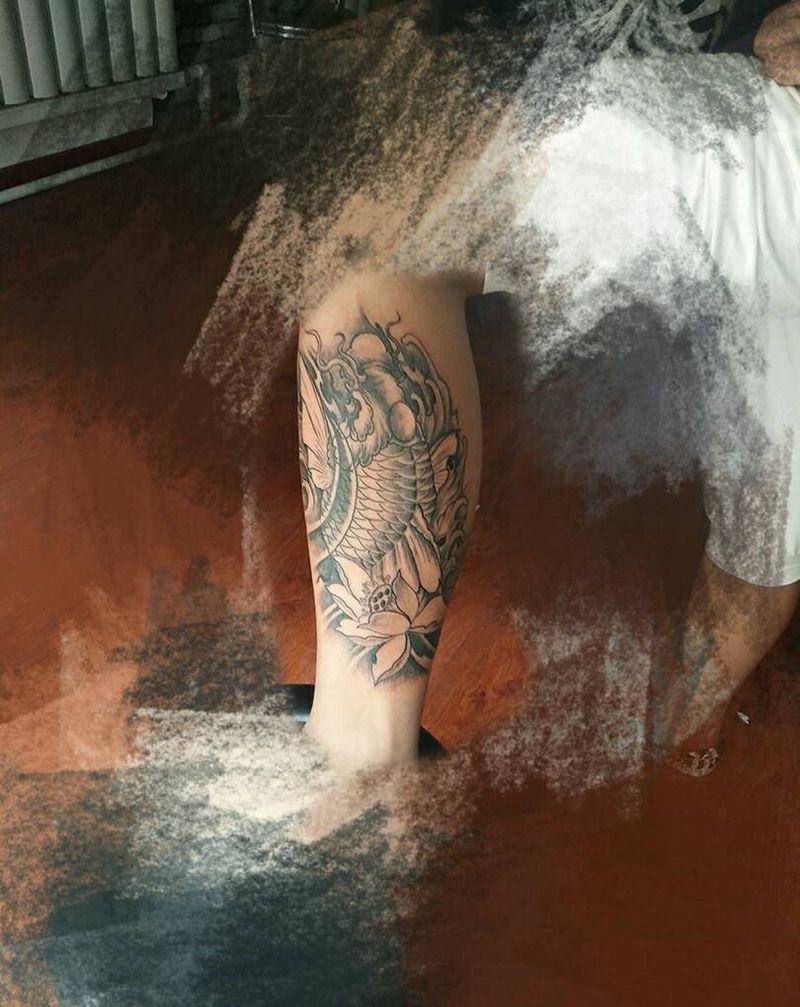 彩色继续未完纹身图片