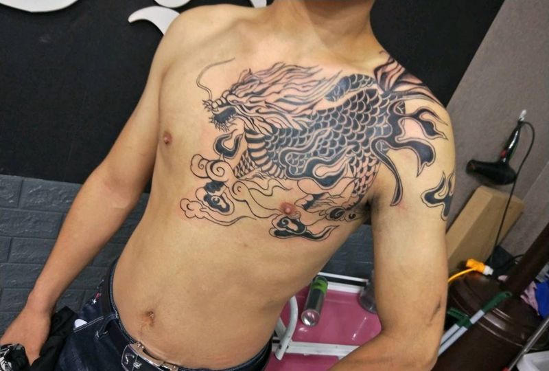 小哥同款，复刻纹身图片