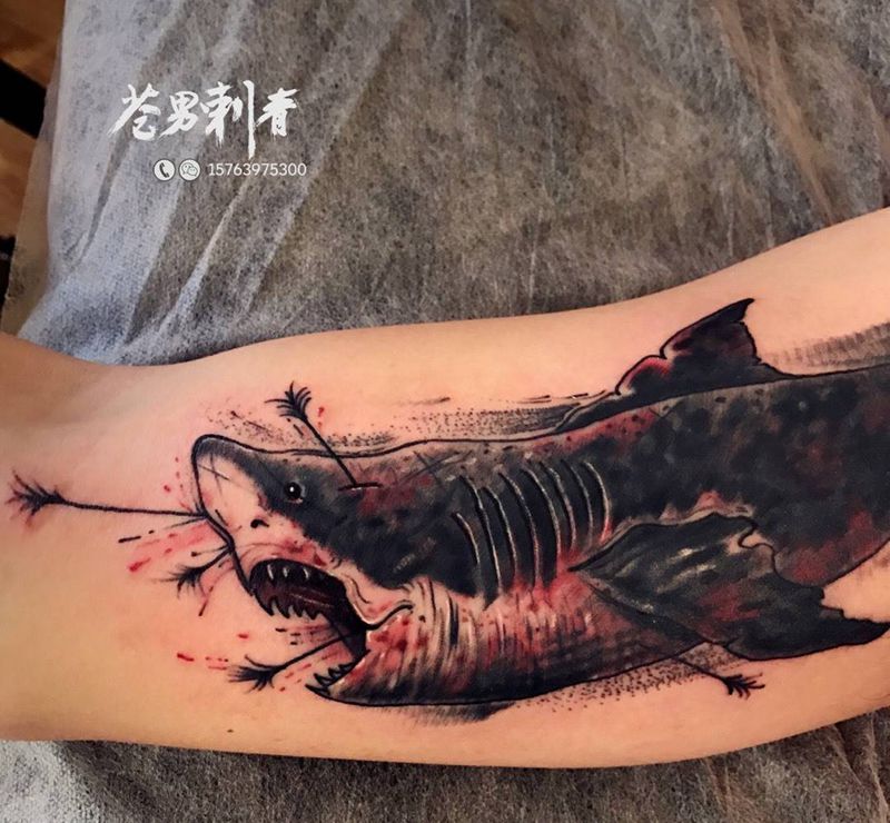 遮盖，感谢莱芜朋友信任纹身图片_成品纹身图案