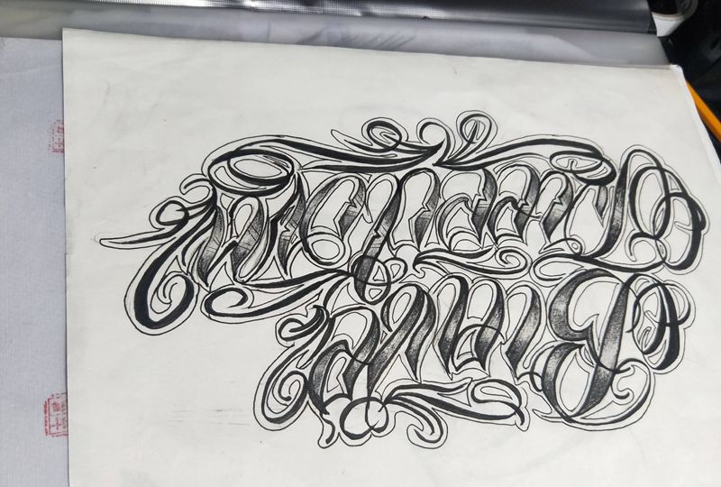 奇卡诺自由,勇敢纹身图片