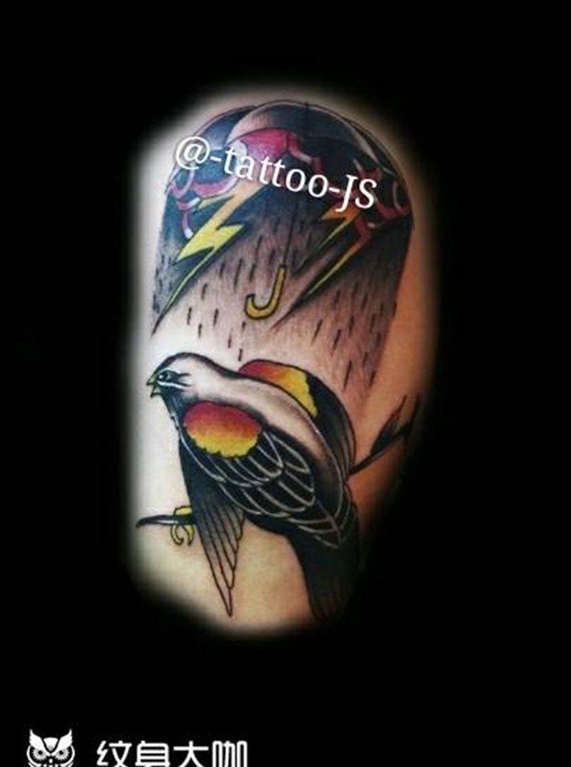 小鸟纹身图片