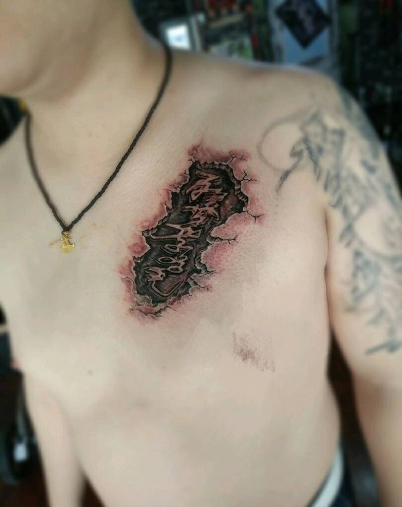 百善孝为先纹身图片